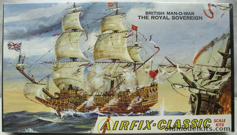 Airfix 1/168 The Royal Sovereign British Man-O-War - Craftmaster Issue, S1-398 plastic model kit